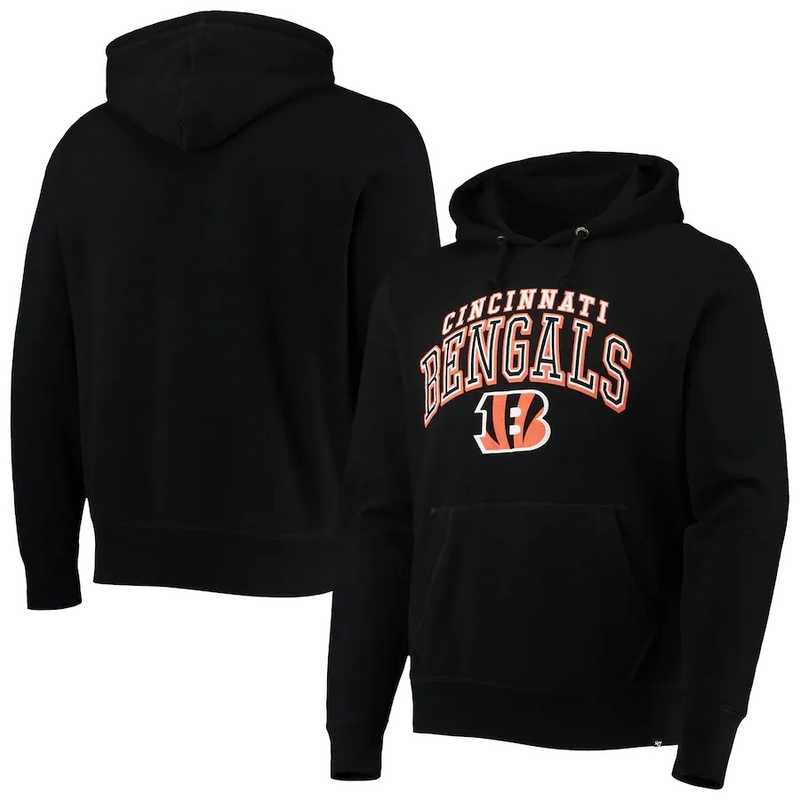 Cincinnati Bengals '47 Double Decker Headline Fleece Pullover Hoodie Black,We sell and wholesale Cincinnati Bengals '47 Double Decker Headline Fleece Pullover Hoodie Black on line form chian!
